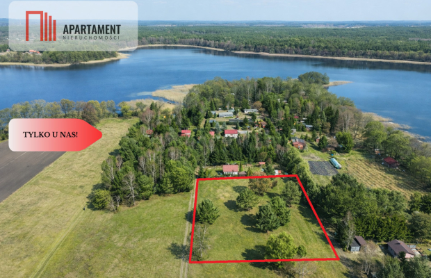 Działka rekreacyjna blisko lasu i jeziora