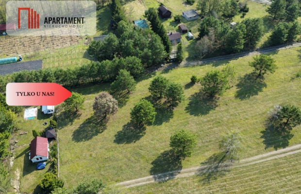 Działka rekreacyjna blisko lasu i jeziora