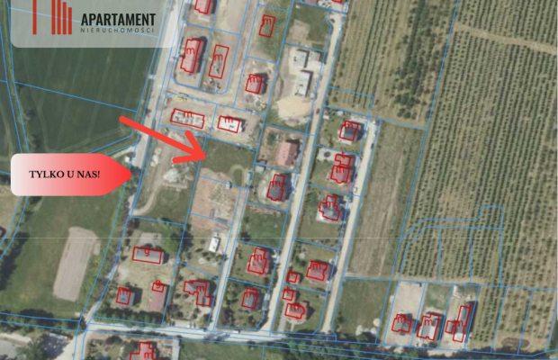 Działka Wisznia Mała, 1200 m², z pozwoleniem na bu