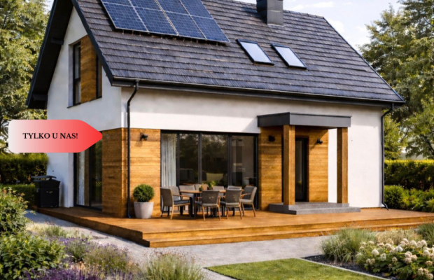 Działka budowlana/ Projekt domu/ Media w realizacj