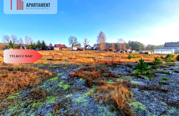 Atrakcyjna działka budowlana na skraju wsi.