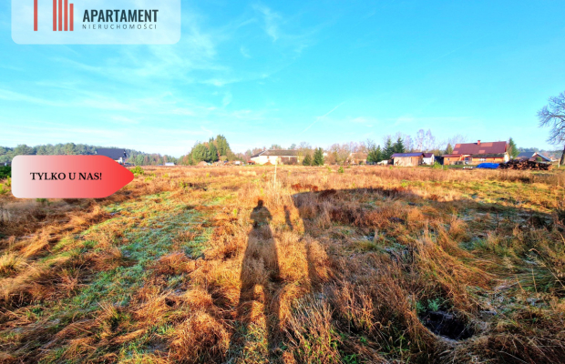 Atrakcyjna działka budowlana na skraju wsi.