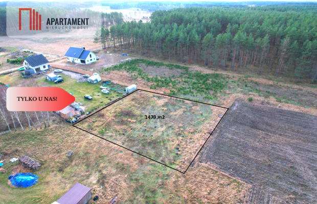 Atrakcyjna działka budowlana na skraju wsi.