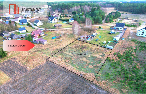 Atrakcyjna działka budowlana na skraju wsi.