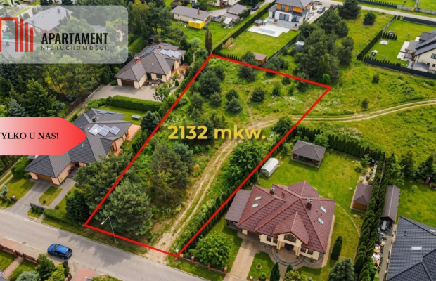 Tylko u nas! Duża działka w Łochowie z MPZP