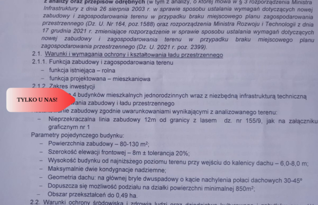 Działki w Osowie Leśnym