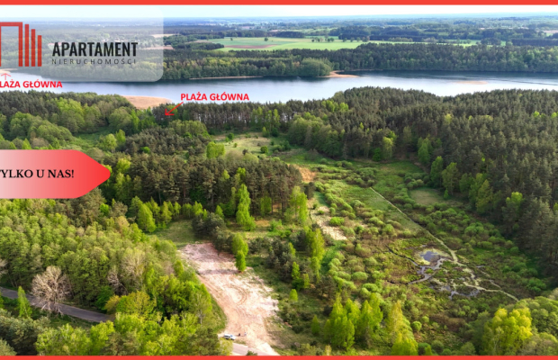 Działka ponad 8ha tuż przy jeziorze!