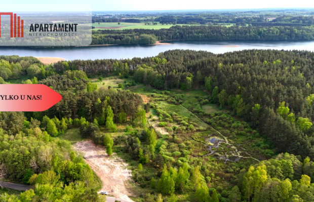 Działka ponad 8ha tuż przy jeziorze!