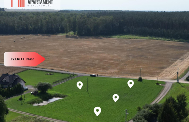 Tylko u nas! cztery działki, spokojna okolica
