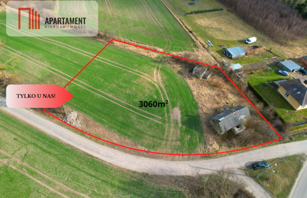 Działka w cichej i spokojnej okolicy