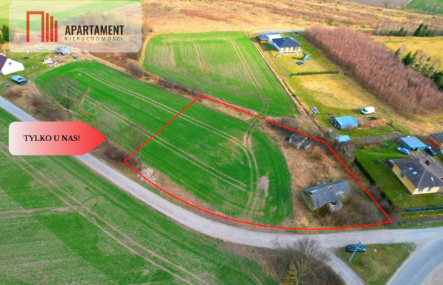 Działka w cichej i spokojnej okolicy