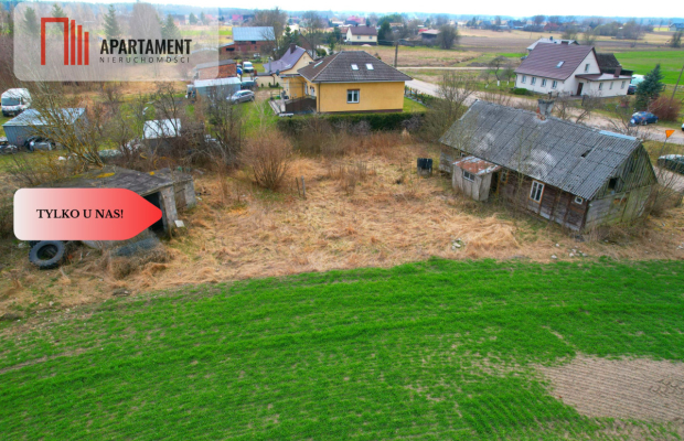 Działka w cichej i spokojnej okolicy