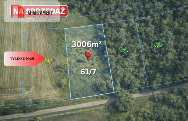 TYLKO U NAS! Duża działka, blisko lasu!