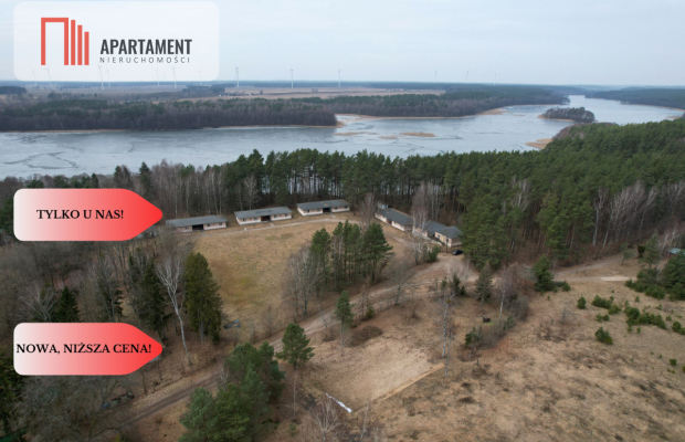 Duża działka nad jeziorem, warunki zabudowy.