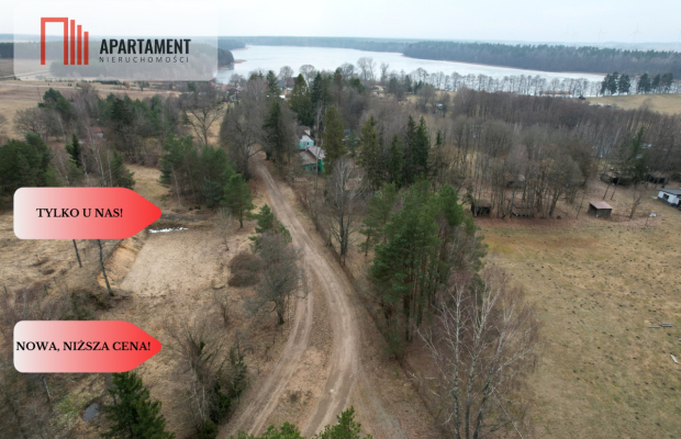 Duża działka nad jeziorem, warunki zabudowy.