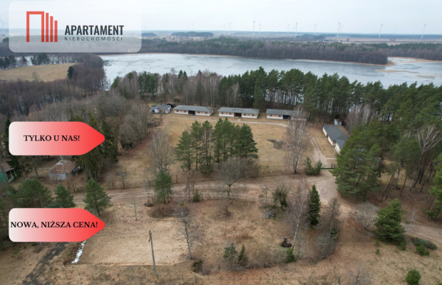 Duża działka nad jeziorem, warunki zabudowy.