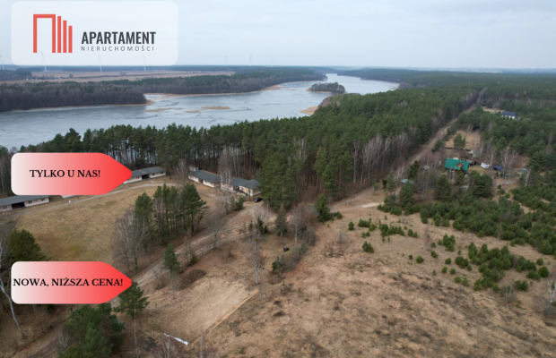 Duża działka nad jeziorem, warunki zabudowy.