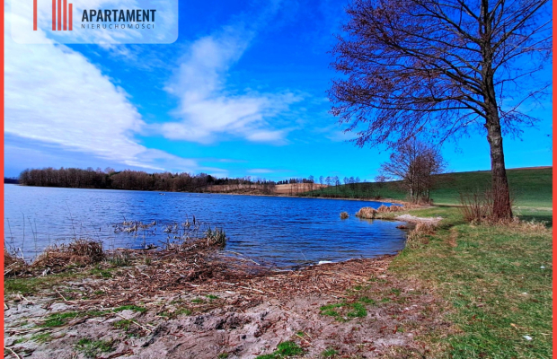 Działka rolna z widokiem na jezioro