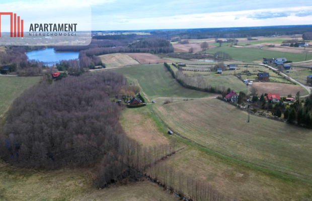 Działka rolna z widokiem na jezioro