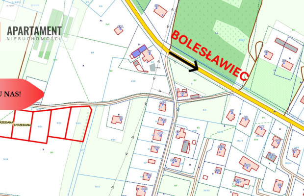 Działka Budowlana Dobra MEDIA! MPZP! SUPER OKOLICA