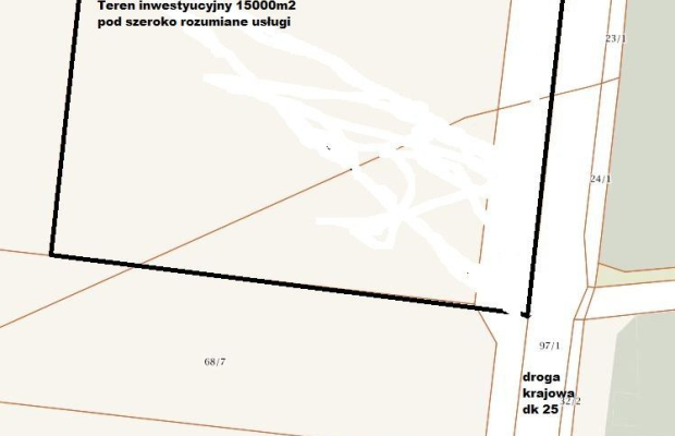 Inwestycja - działka prz trasie