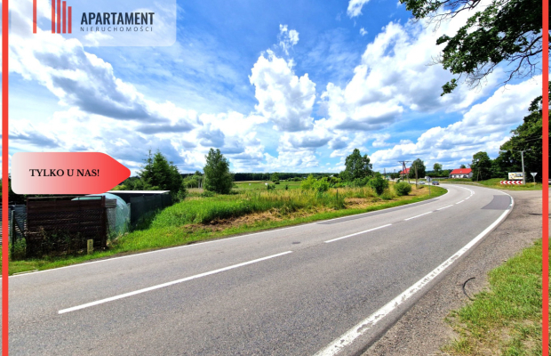 TYLKO U NAS! Duża działka przy drodze krajowej 25!