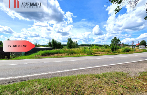 TYLKO U NAS! Duża działka przy drodze krajowej 25!
