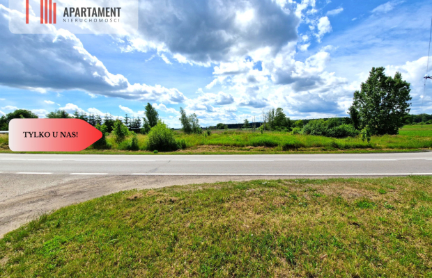 TYLKO U NAS! Duża działka przy drodze krajowej 25!