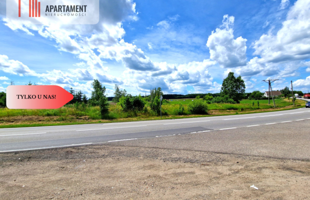 TYLKO U NAS! Duża działka przy drodze krajowej 25!