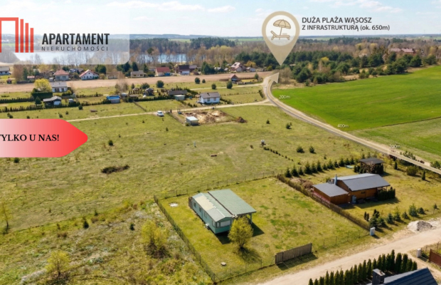 * 2 działki z WZ z domkiem - Jezioro Wąsosz