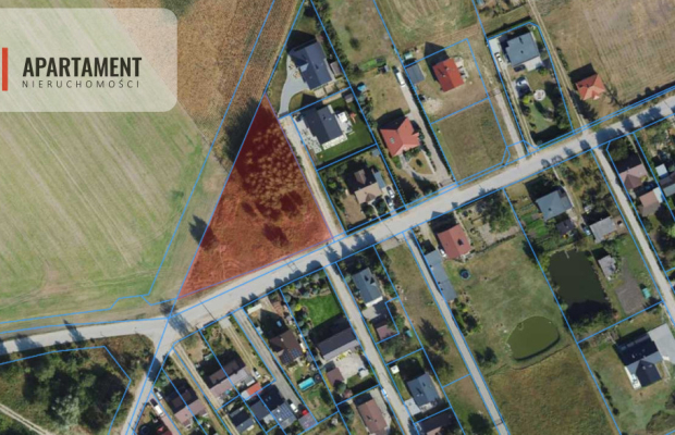 Duża działka budowlana Józefa Grzybka