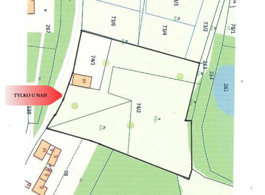 Działka  z pozwoleniem budowy domu opieki.