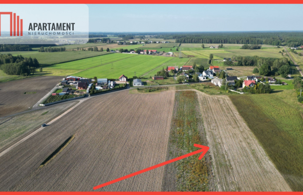 Działka z możliwością zabudowy do 150m² blisko las