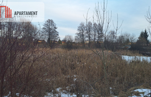 Działka z WZ i stawem