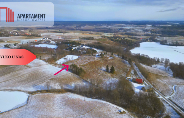 Działka 350m od jeziora!!