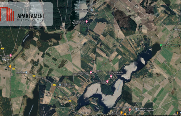 Piękna działka w pobliżu jeziora i lasy