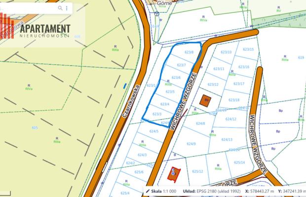 Działki INWESTYCYJNE POD ZABUDOWĘ SZEREGOWĄ