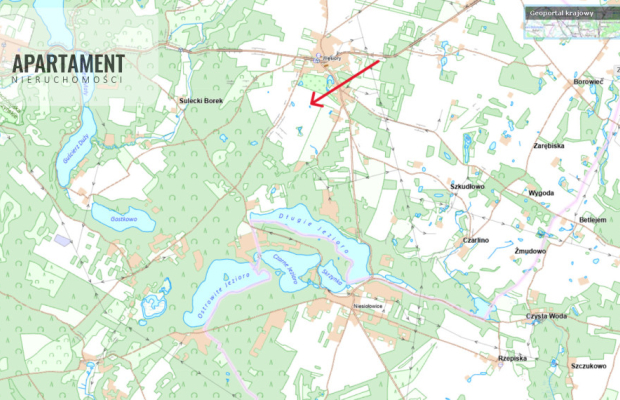Działka w okolicy lasów i jezior!!