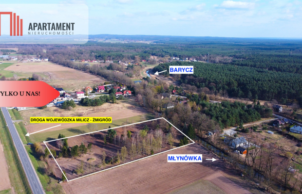 Unikat! Dolina Baryczy! Działki w Sułowie!