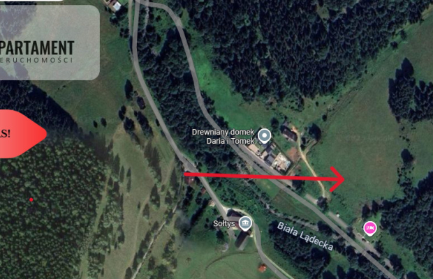 Teren niezalewowy w górach-działki 2000mkw