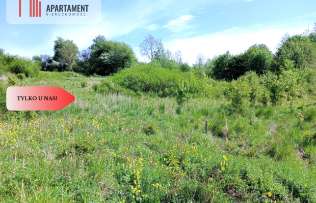 Piękna działka 150 m od Brdy