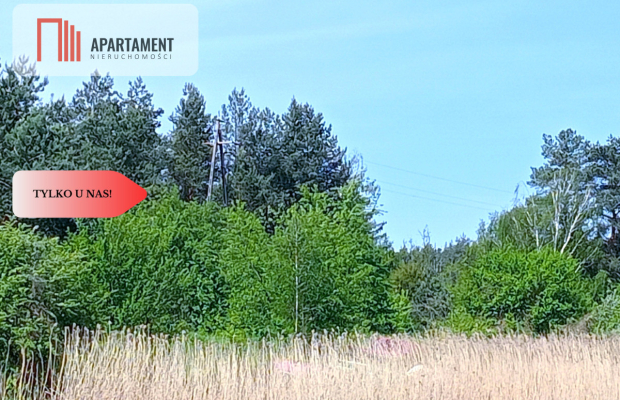 Piękna działka 150 m od Brdy