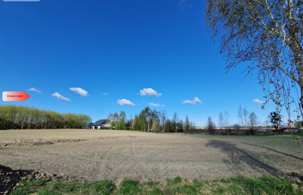 Działka w Zajezierzu 300 m od jeziora.