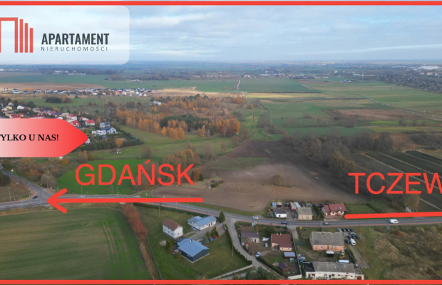 Działka Siedliskowa- Szpęgawa koło Tczewa