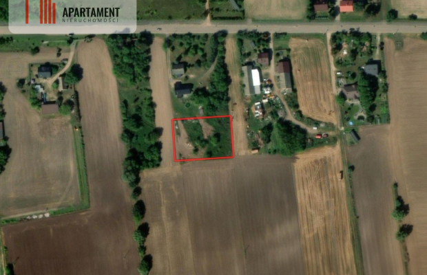 Działka w Grucznie 2166m² WZ, media w pobliżu