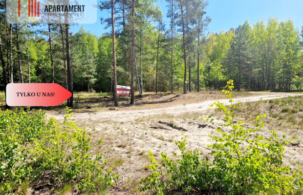 Działka budowlana otoczona lasem. Tylko u nas !!!