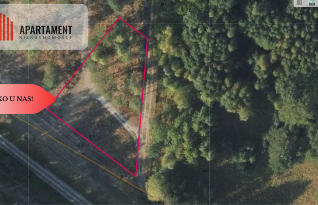 Działka budowlana otoczona lasem. Tylko u nas !!!