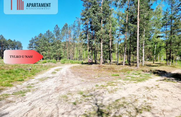 Działka budowlana otoczona lasem. Tylko u nas !!!
