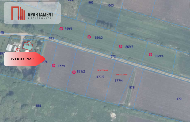 Działki budowlane z warunkami zabudowy