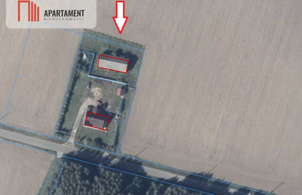 Działka rolna zabudowana   – Babięty Wielkie